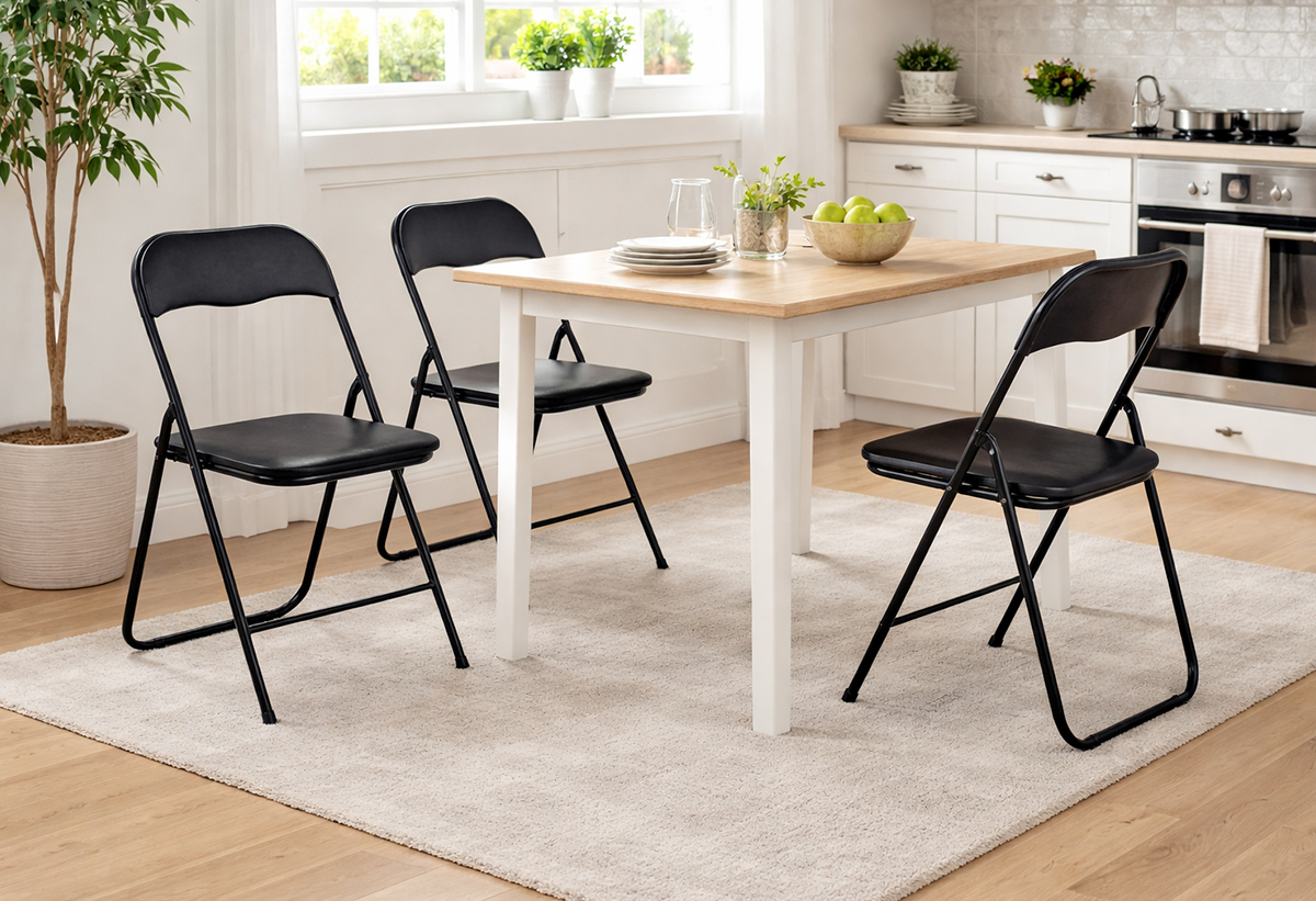 Απεικονίζεται η καρέκλα σε μια τραπεζαρία.